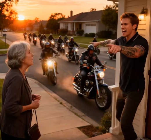 Її рідний син покинув її, а байкери відвезли додому