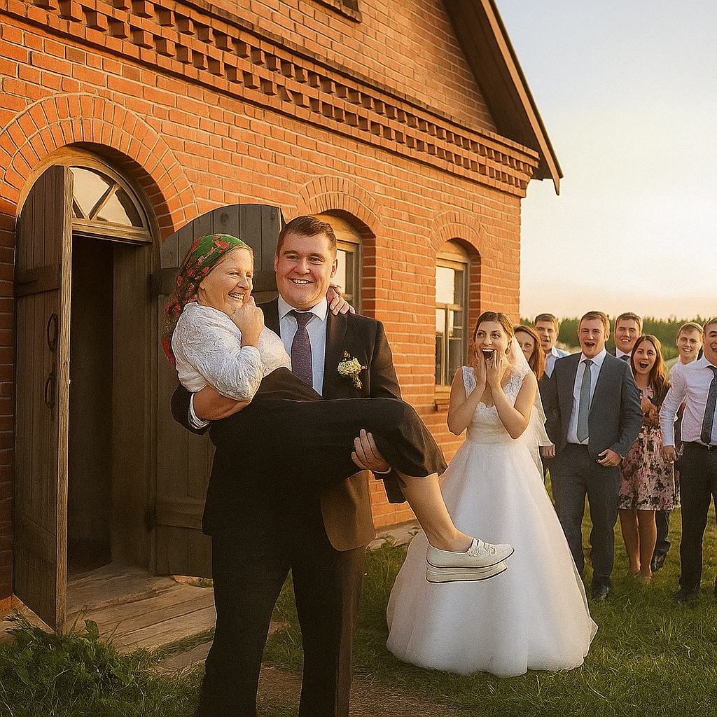 «Господиню в дім!» — оголосив тамада на нашому весіллі