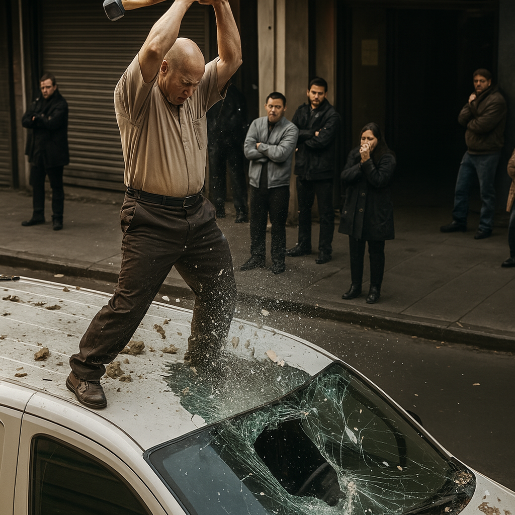 Он крушил машину молотком — правда оказалась страшнее любого преступления