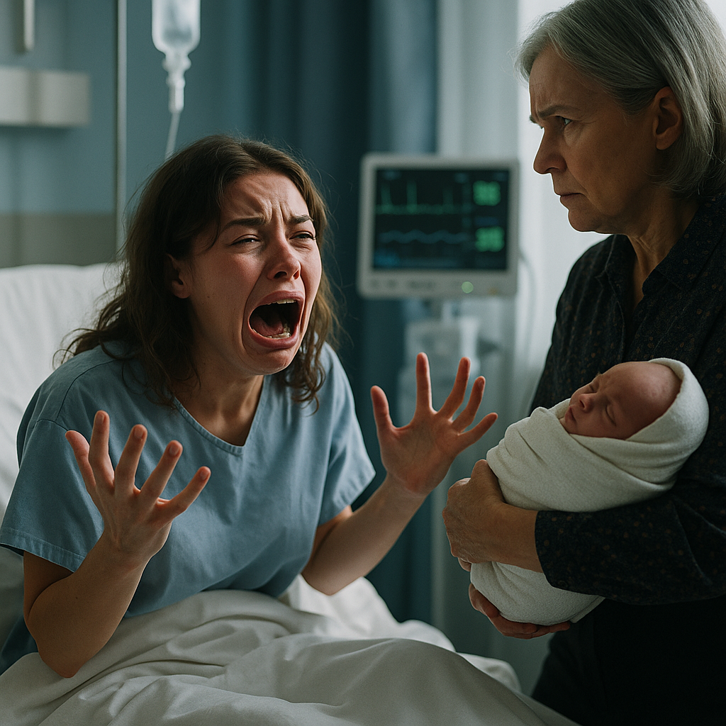 Она вернулась за своим сыном