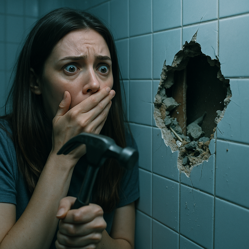 Плитка за унитазом скрывала чужую правду.