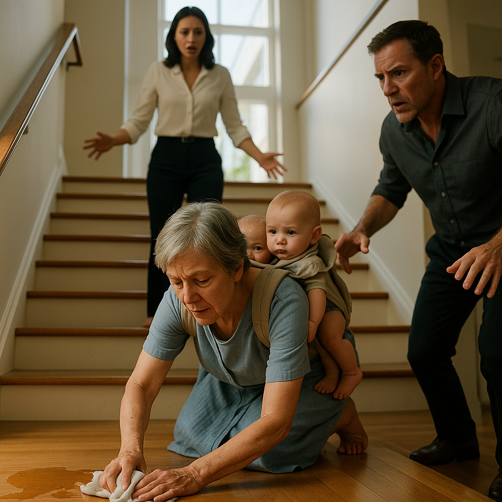 Мраморный пол не спасает от стыда.