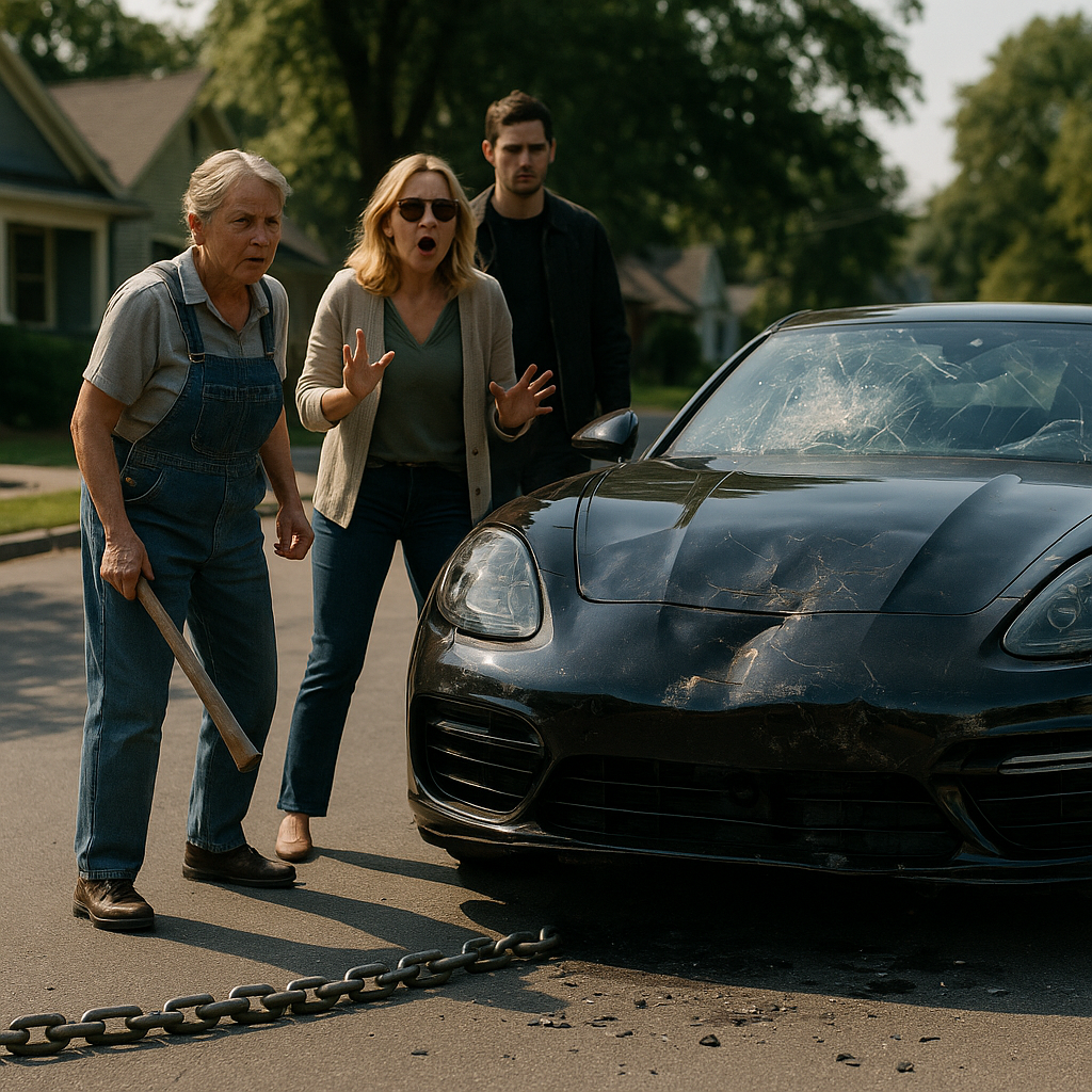 Сын председательницы посёлка ставил Porsche на мой въезд и издевался — пока однажды он не исчез
