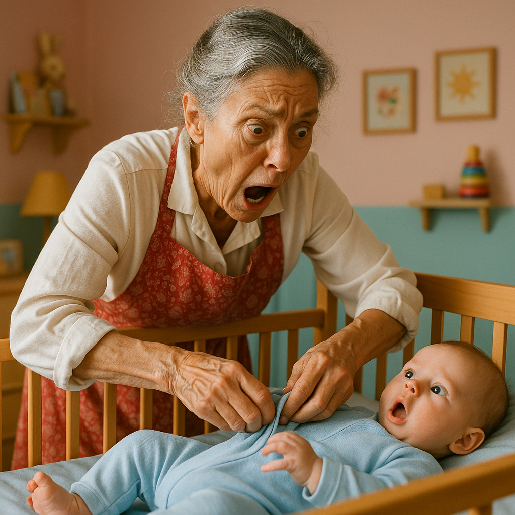 Подменённый малыш и браслет из роддома на ножке моего внука