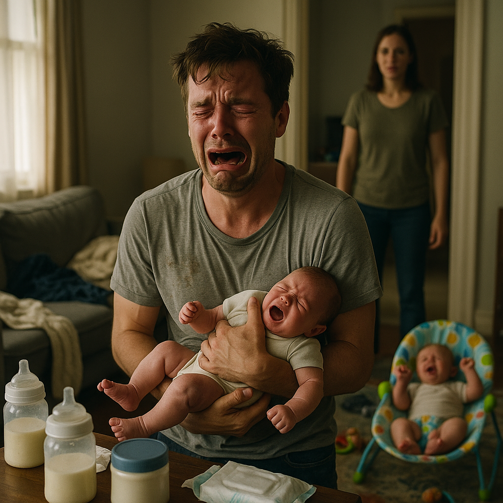 Я оставила его одного с двойняшками — и он впервые увидел, что я тащила на себе