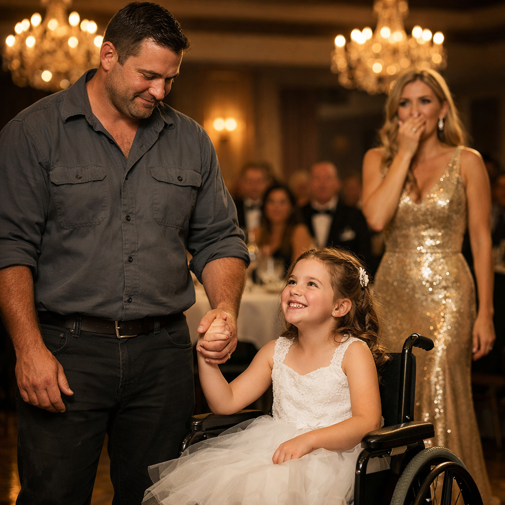 Уборщик-одиночка пригласил Лилю на танец — и не знал, кто смотрит на них из тени.