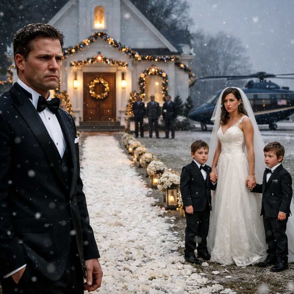 Повернення на весілля з двійнятами зламало їхню брехню.