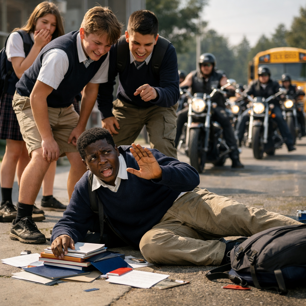 Це був перший день Маркуса в старшій школі Оукрідж