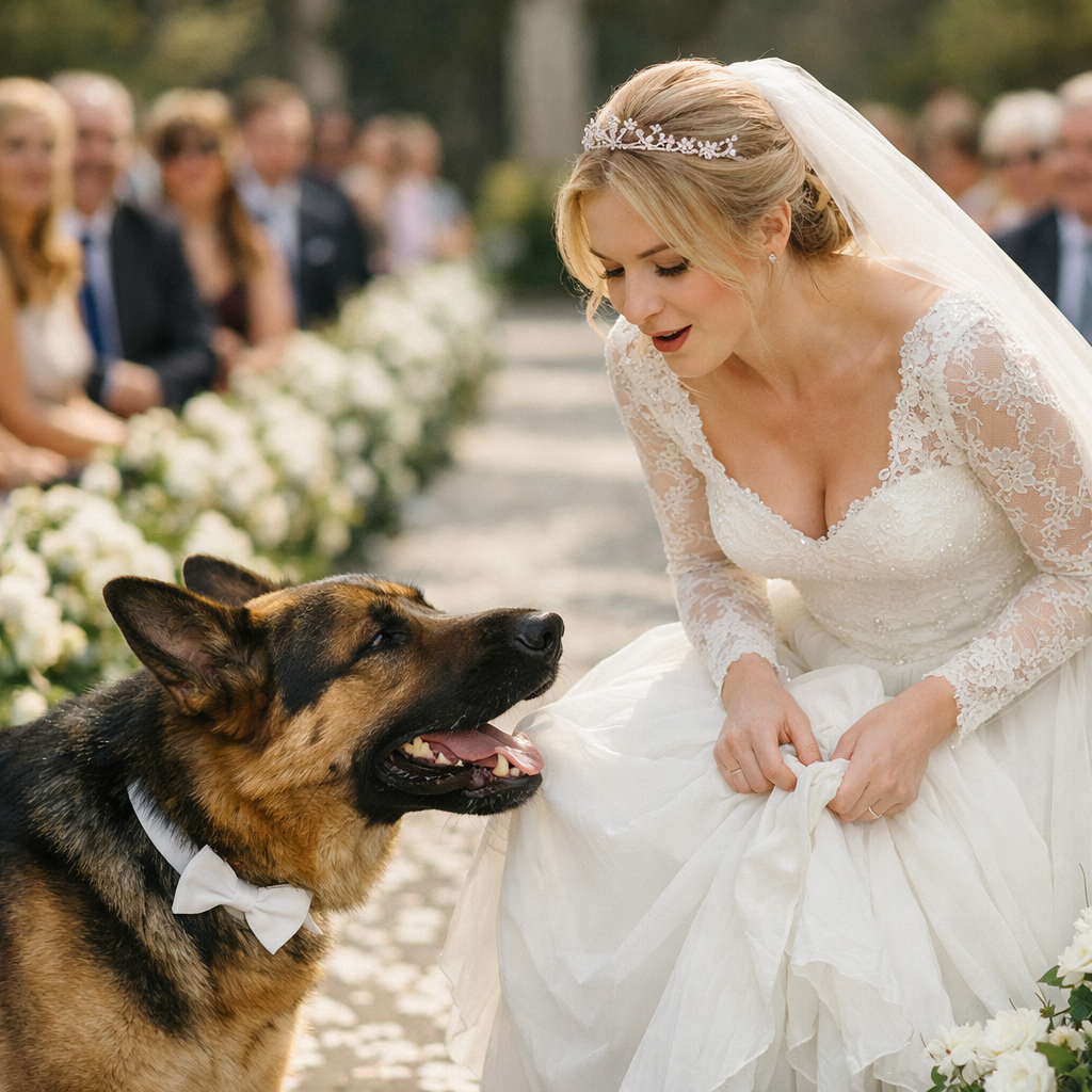 Весілля зупинилося посеред проходу, коли Герда стала стіною перед Софією