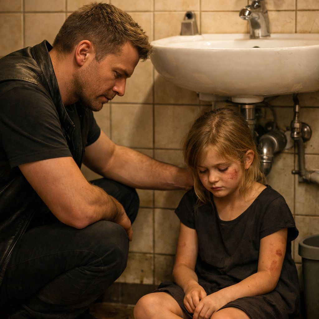 Ночной всхлип в придорожном кафе заставил сурового байкера поднять полтысячи «братьев»