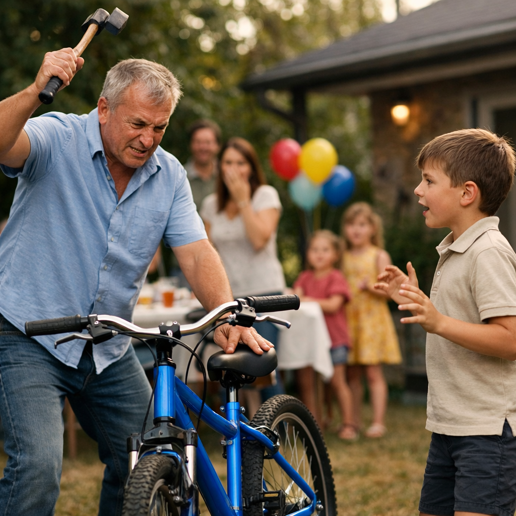 Отец разбил велосипед моего сына «в воспитательных целях»