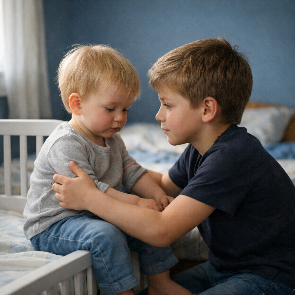 Мальчик вставал в шесть утра ради брата