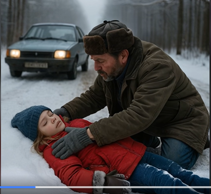 Червона куртка на снігу