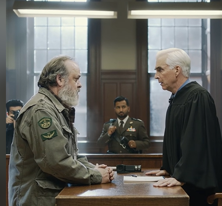 Суддя впізнав бездомного ветерана — і зал завмер, бо правда пахла хлібом.