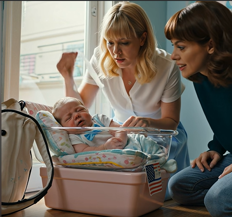 Скотч на губах моей шестимесячной дочери