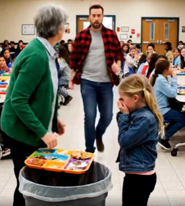 Я зайшов у шкільну їдальню — і зрозумів, що моя донька там воює сама.
