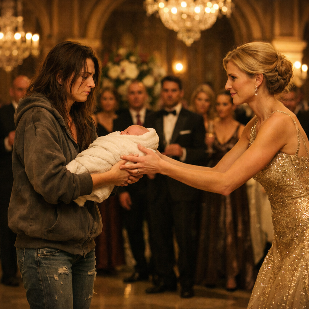 Она сама принесла свой позор на праздник.