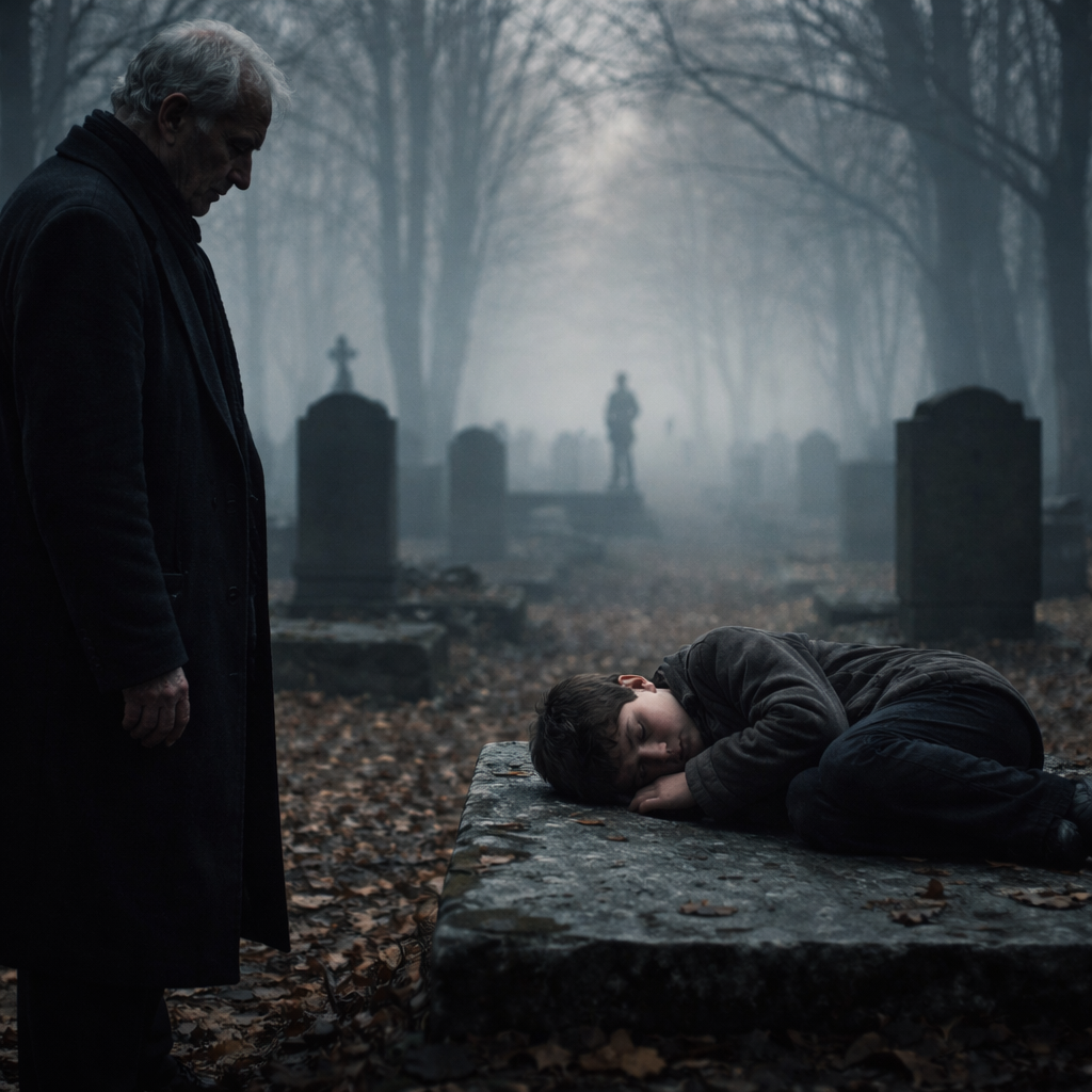 Мальчик на могиле Камиллы