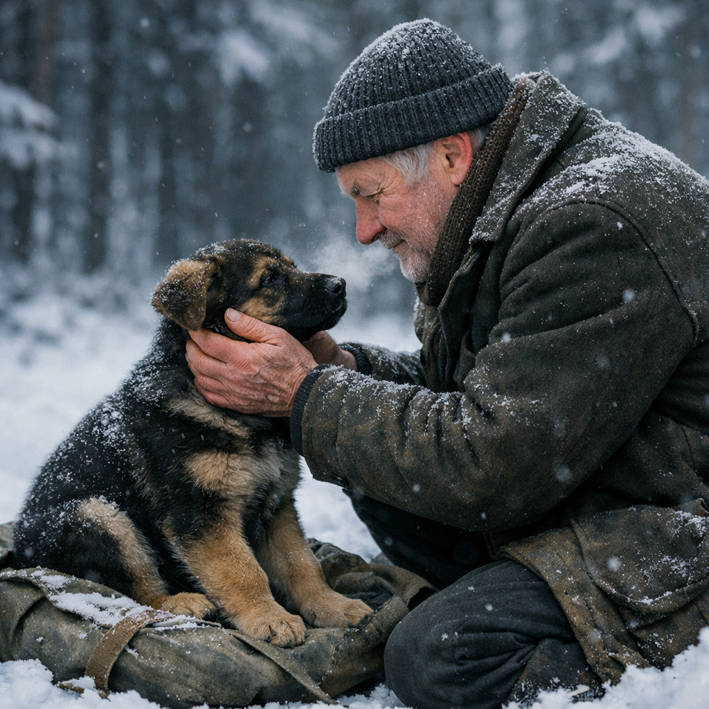 Тачка під першим снігом