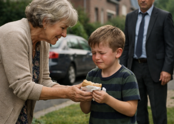 Я вернулся из командировки и увидел сына с миской супа у соседей.