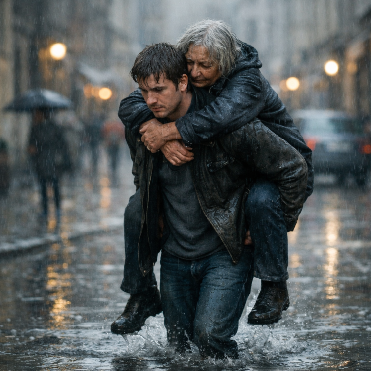 Я опоздал на собеседование из-за старушки под дождём — и это перевернуло мою жизнь.