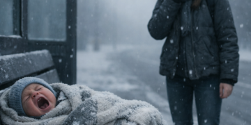 Я подняла младенца с ледяной остановки — и это перевернуло мою жизнь.