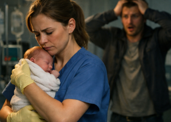 Софья спасла младенца, когда отец отвернулся.