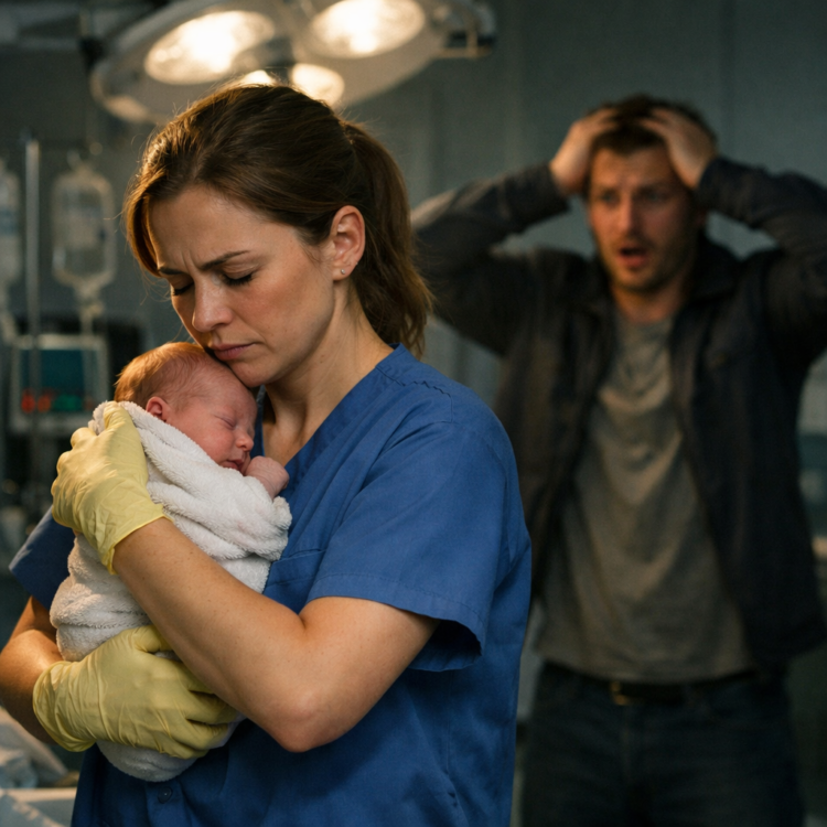 Софья спасла младенца, когда отец отвернулся.