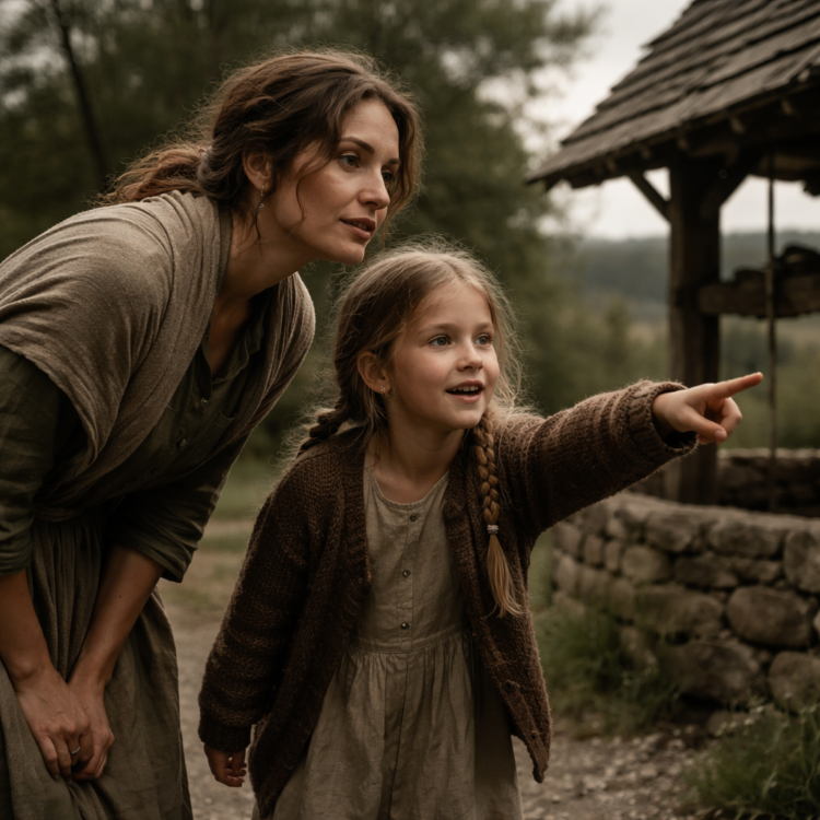 Жінка, що спустилася в криницю