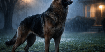 Лай под дождём спас жизнь