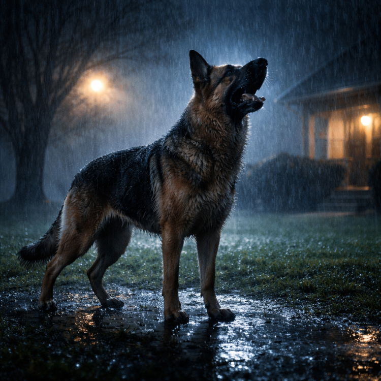 Лай под дождём спас жизнь